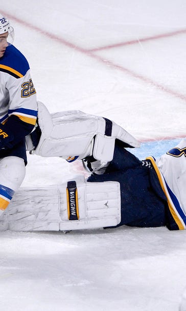 Blues' mistakes prove costly against NHL's top team